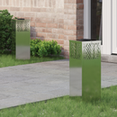 vidaXL Napelemmel működő LED ösvény világítás 2 pcs Ezüst Galvanizált