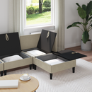 vidaXL Nappali bútor szett 4 pcs Homokszín Szövet