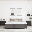 vidaXL Ágykeret matracmal Szürke 180 x 200 cm szövet