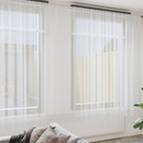 vidaXL Csipkés Függöny függönyökkel Fehér 280 x 500 cm Poliészter