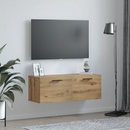 vidaXL Fali Szekrény kézműves tölgy 100 x 36.5 x 35 cm Faanyag