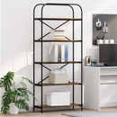 vidaXL Könyvespolc Füstölt tölgy 80 x 30 x 183 cm Faanyag