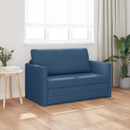 vidaXL Kanapéágy 110cm Kék szövet