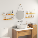 vidaXL Lebegő polc 4 pcs Mustár sárga 60 x 8,5 x 2,5 cm Acél