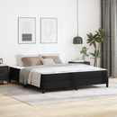 vidaXL Ágykeret matracmal Fekete 180 x 200 cm szövet