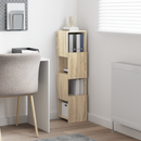 vidaXL Sarokszekrény Sonoma tölgy 25,5x25x102cm Faanyag