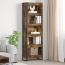 vidaXL Könyvespolc 2 pcs Füstös tölgy 60 x 30 x 189,5 cm Faanyag