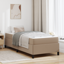 vidaXL Ágykeret matracmal Cappuccino 80 x 200 cm szövet