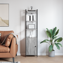 vidaXL Könyvespolc Szürke Sonoma 40 x 24 x 161 cm Faanyag