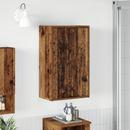 vidaXL Fürdőszoba Székény Öreg fa 39 x 23,5 x 65 cm Faanyag & Fém