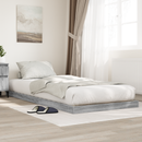 vidaXL Földi ágykeret Sonoma 75 x 190 cm Faanyag