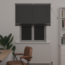 vidaXL Zsaluzia Ezüst Szürke 150 x 110 cm 25 mm PVC