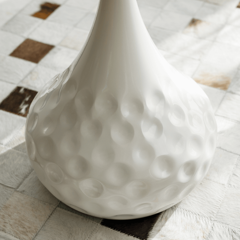 Dohányzóasztal, fehér márvány/acél, EBREL