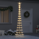 vidaXL LED Karácsonyi Fenyő 290 LED-del Meleg fehér 250 cm Fém