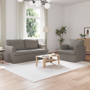 vidaXL Kanapé Szett 2 pcs Tópszínű 162 x 80 x 85 cm szövet