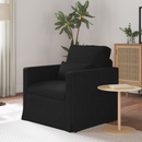 vidaXL Kanapé Fekete 78 x 78 x 80 cm szövet