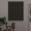 vidaXL Zsalugáter Redőnyök Sötétszürke 130 x 105 cm Alumínium