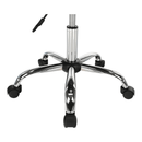 Irodai szék, szürke/króm, EDIZ