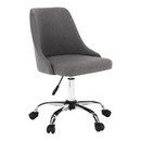 Irodai szék, szürke/króm, EDIZ