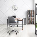 Irodai szék, szürke/króm, EDIZ