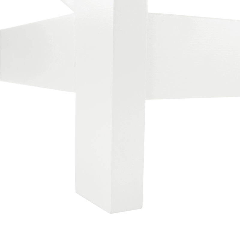 Dohányzóasztal, fehér, EDRIA