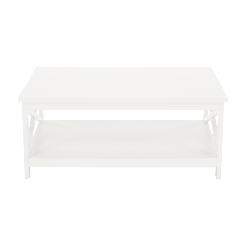 Dohányzóasztal, fehér, EDRIA