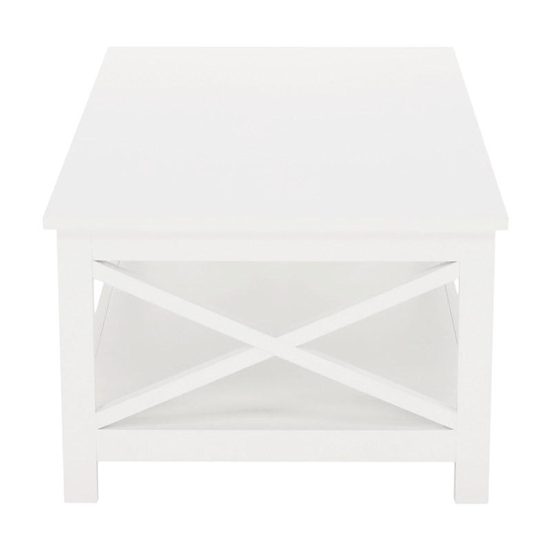 Dohányzóasztal, fehér, EDRIA