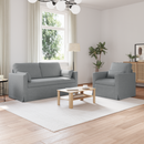 vidaXL Kanapé Szett 2 pcs Világosszürke 158 x 78 x 80 cm szövet