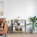 vidaXL Könyvespolc Sonoma tölgy 82 x 32 x 79 cm Faanyag