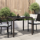 vidaXL Kerti Asztal Barna 90 x 90 x 75 cm polirattan