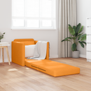 vidaXL Kanapéágy Sötét sárga 74 x 77 x 81 cm szövet