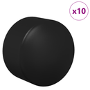 vidaXL Futballasztal Végkapak 10 db Fekete 1,5 x 1,5 x 1 cm PP