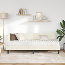 vidaXL Sarokágy keret Krém 80 x 200 cm Bársony