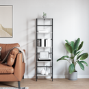 vidaXL Könyvespolc Szürke Sonoma 40 x 29,5 x 149 cm Faanyag