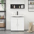 vidaXL Fürdőszobai Szekrény Szett TULUM Fehér 60 x 34 x 63 cm Faanyag