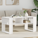vidaXL Dohányzóasztal Fehér 92 x 49,5 x 45 cm Faanyag