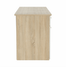 Számítógépasztal, sonoma tölgyfa/fehér, EGON