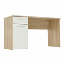 Számítógépasztal, sonoma tölgyfa/fehér, EGON