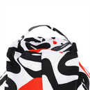 Babzsák, fehér/fekete/szürke/piros minta, ELION