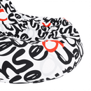 Babzsák, fehér/fekete/szürke/piros minta, ELION