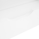 Ágy 2 konténerrál, fehér, ELISIA