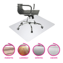 Védőalátét a szék alá, átlátszó, 120x90 cm, 1,8 mm, ELLIE NEW TYP 10