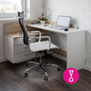 Védőalátét a szék alá, átlátszó, 100x70 cm, 0,8 mm, ELLIE NEW TYP 6