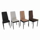 Étkező szék, sotétszürke/fekete, ENRA