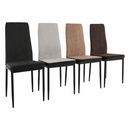 Étkező szék, sotétszürke/fekete, ENRA