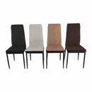 Étkező szék, sotétszürke/fekete, ENRA