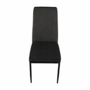 Étkező szék, sotétszürke/fekete, ENRA