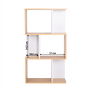 Könyvespolc, tűnyalábos fenyő/fehér, ERDEM NEW TYP 1