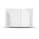 Forgó polcállvány, 4 polc, fehér, ERION TYP 1+ ajándék