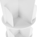 Forgó polcállvány, 4 polc, fehér, ERION TYP 1+ ajándék